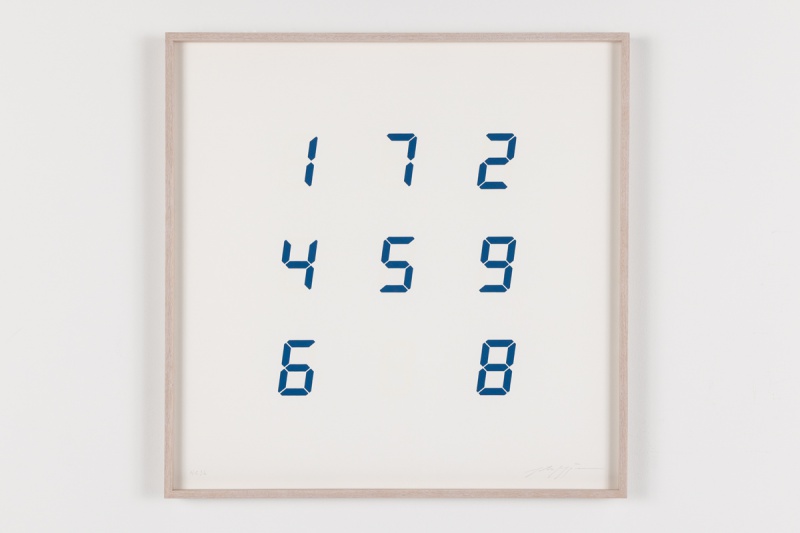 Numerical print for Sea of Time - TOHOKU Type B - 宮島達男 | AKIO